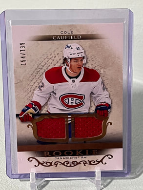 Cole Caufield Rookie Artifacts Dual Jersey Patch /799