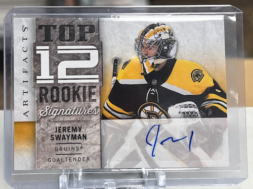 Jeremy Swayman Rookie Autograph
