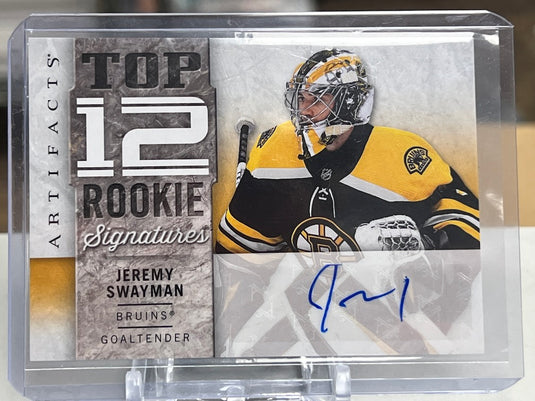 Jeremy Swayman Rookie Autograph