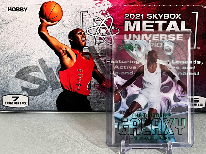 Load image into Gallery viewer, Michael Jordan Clear Cut Acetate - Super Short Print - Metal Universe Champions
