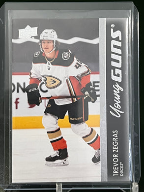 2021-22 UPPER DECK #232 TREVOR ZEGRAS YOUNG GUNS ROOKIE